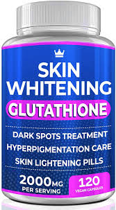 SKIN WHITENING GLUTATHIONE 120caps  2000mg